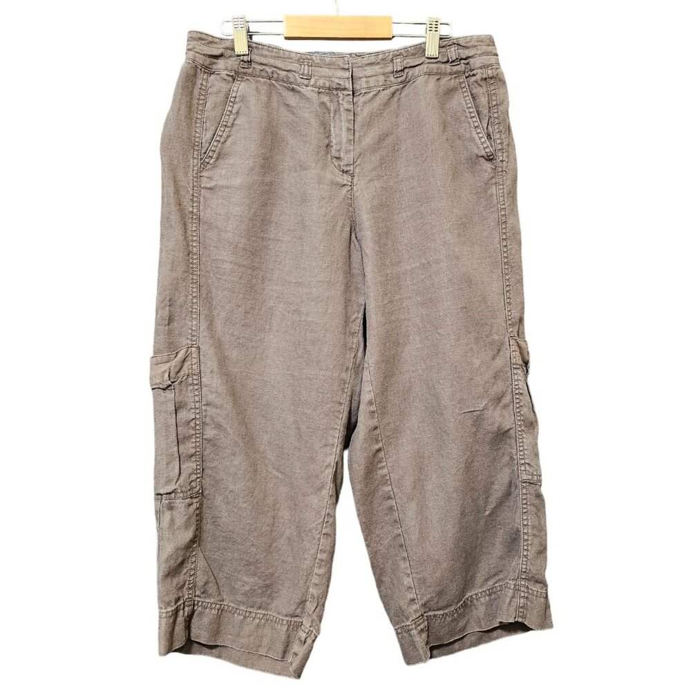 J. Jill Taupe Casual Capris